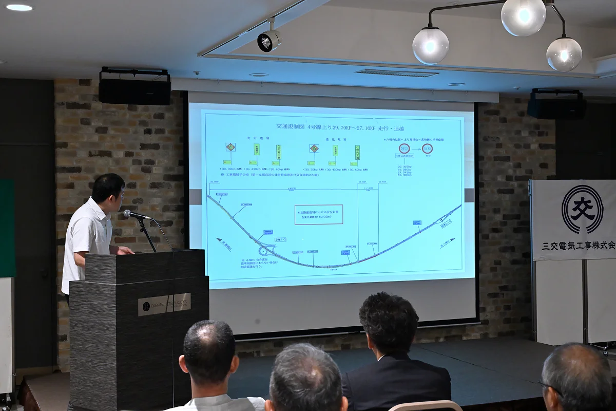 交通規制図の座学研修